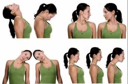 Exercices pour l'ostéochondrose cervicale
